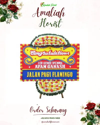 Bunga Papan Congratulation di Lingkar Timur